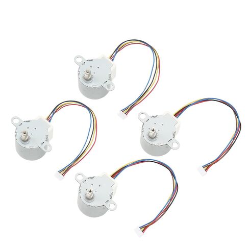 10Pcs Reduction Stepper Motor, 24BYJ48 DC5V Micro Gear Motor 4 Phase 5 Wire in Kuwait