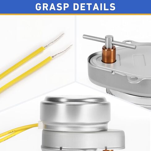 37944L Synchron Motor, Fit for Ztech and Buetler Dampers - Replace 24 Volt Synchronous Damper Motor, Left-Hand Rotation, Yellow Wire in Kuwait