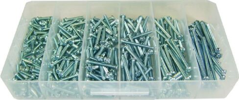 L.H. Dottie 832PS Machine Screw Kit, Round Head, 8-32 TPI by 1/2-Inch to 2-Inch Length in Kuwait