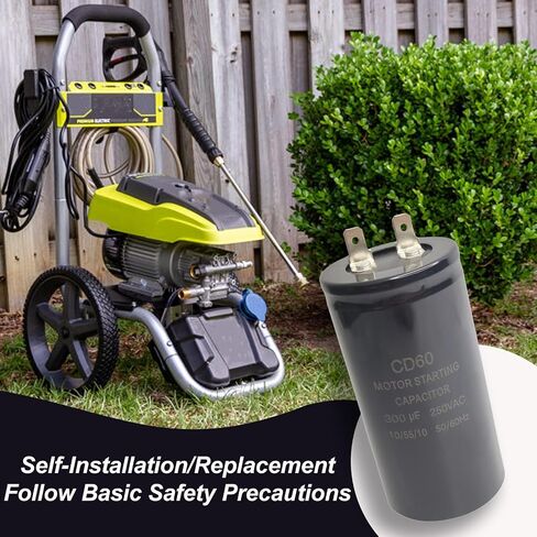 مكثف بدء تشغيل المحرك CD60 300 فائق التوهج/MFD 250VAC 50/60 هرتز لبدء تشغيل المحرك in Kuwait