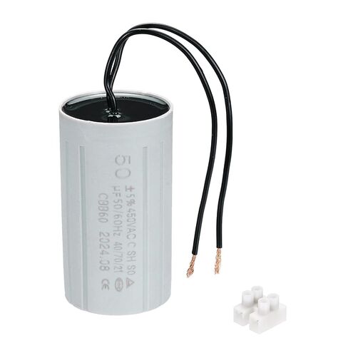 PATIKIL CBB60 30uF Running Capacitors, AC 450V 2 Wires 50/60Hz Cylinder 70x40mm for Water Pumps, Washing Machines Motor Start,1Set in Kuwait