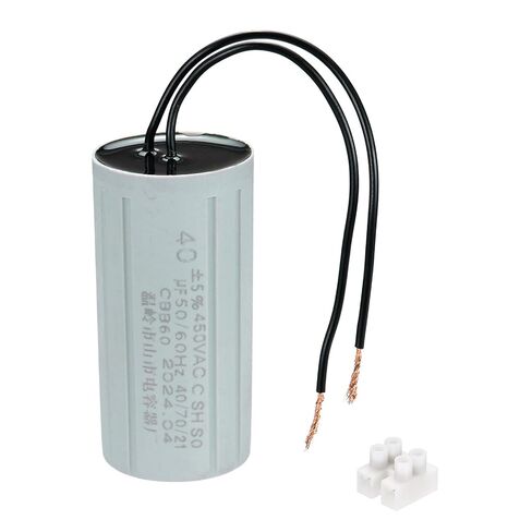 PATIKIL CBB60 30uF Running Capacitors, AC 450V 2 Wires 50/60Hz Cylinder 70x40mm for Water Pumps, Washing Machines Motor Start,1Set in Kuwait