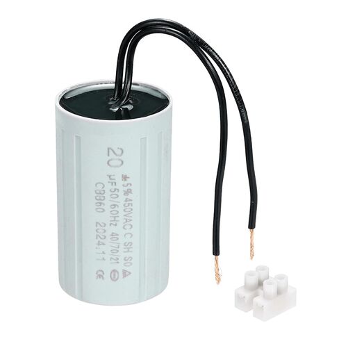 PATIKIL CBB60 30uF Running Capacitors, AC 450V 2 Wires 50/60Hz Cylinder 70x40mm for Water Pumps, Washing Machines Motor Start,1Set in Kuwait