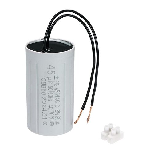 PATIKIL CBB60 30uF Running Capacitors, AC 450V 2 Wires 50/60Hz Cylinder 70x40mm for Water Pumps, Washing Machines Motor Start,1Set in Kuwait