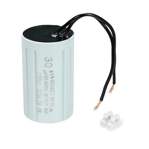 PATIKIL CBB60 30uF Running Capacitors, AC 450V 2 Wires 50/60Hz Cylinder 70x40mm for Water Pumps, Washing Machines Motor Start,1Set in Kuwait