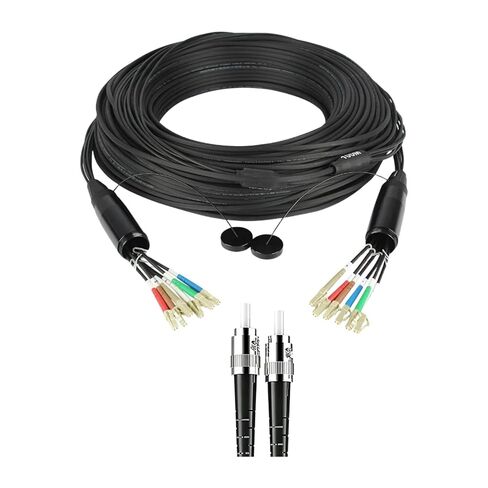 OM2 Multi-Mode TPU Optical Fiber Jumper 2/4/6/8/12 core LC/SC/FC/ST(ST-ST8 core; 500m) in Kuwait