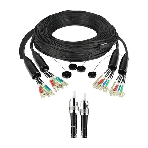 OM2 Multi-Mode TPU Optical Fiber Jumper 2/4/6/8/12 core LC/SC/FC/ST(ST-ST8 core; 500m) in Kuwait