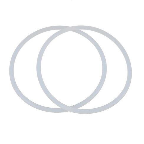 Silicone O-Rings, 90mm OD 82mm ID 4mm Width VMQ Seal Gasket for Compressor Valves Pipe Repair, White, Pack of 2 in Kuwait