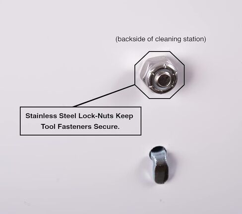 5S Housekeeping Shadow Board Broom Station Black/Gray (Board Only) in Kuwait