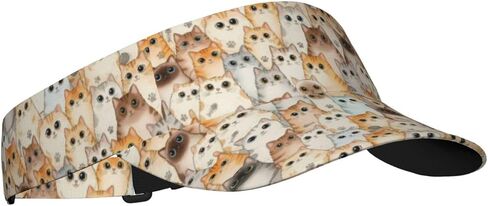 Panda Sports Sun Visor Hats for Women Men Adjustable Empty Top Sun Visor Hat for Running Tennis Golf Walking in Kuwait