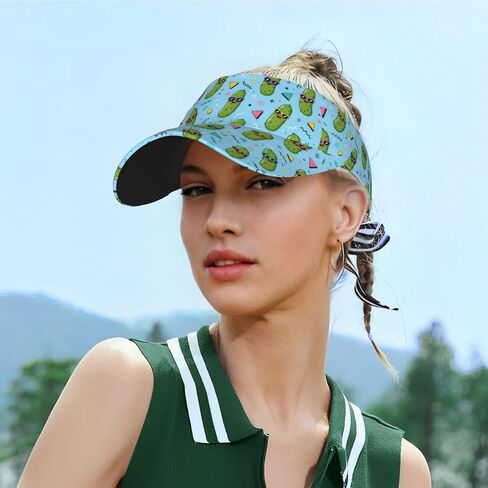 Panda Sports Sun Visor Hats for Women Men Adjustable Empty Top Sun Visor Hat for Running Tennis Golf Walking in Kuwait