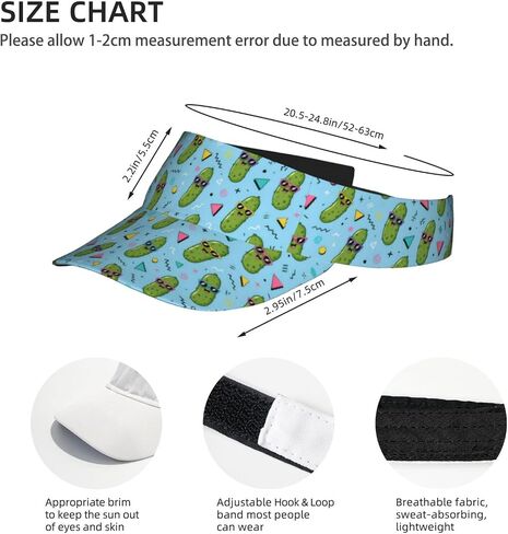 Panda Sports Sun Visor Hats for Women Men Adjustable Empty Top Sun Visor Hat for Running Tennis Golf Walking in Kuwait
