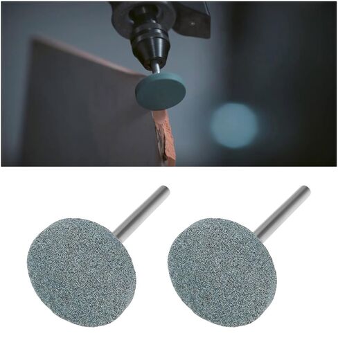 10pcs 20mm Silicon Carbide Grinding Stone Wheel 1/8 Shank Compatible with Dre-Mel in Kuwait