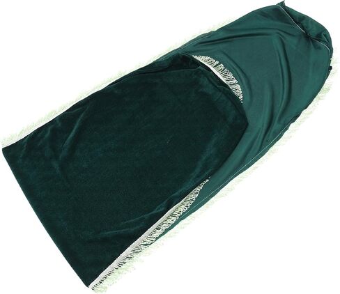 MAGICLULU Velvet Tassel Dust Cover for Guzheng, Protective Antique Style Instrument Cover in Dark Green, Universal Fit Guzheng Decorative Dustproof Sleeve for Musical Instruments in Kuwait