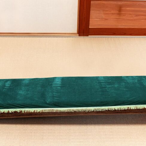 MAGICLULU Velvet Tassel Dust Cover for Guzheng, Protective Antique Style Instrument Cover in Dark Green, Universal Fit Guzheng Decorative Dustproof Sleeve for Musical Instruments in Kuwait