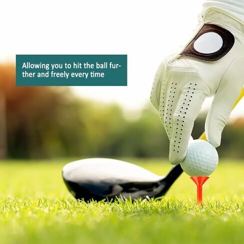25 PCS Golf Tees, Martini Golf Tees, Premium Hard Plastic Material, Stable Support Design for Outdoor Course Training and Daily Sports Use Random Color in Kuwait