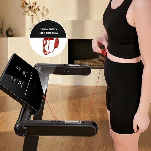 جهاز مشي JAGJOG للمنزل مع ميل تلقائي، جهاز مشي قابل للطي بقوة 4.5 حصان، 12 برنامج HIIT، شاشة لمس LED عريضة 18 بوصة، تطبيق ذكي ومعدل ضربات القلب، سعة 400 رطل، تجميع كامل in Kuwait