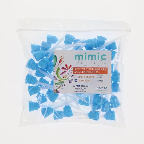 House Brand AC145 Mixing Tips Temp Crown & Bridge Material Light Blue 50/Pk in Kuwait