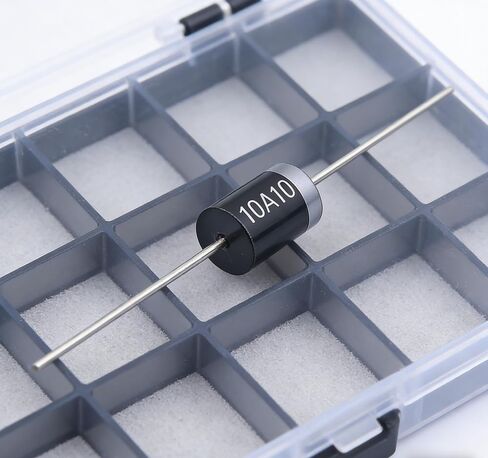 20PCS 10A10 Rectifier Diode 10A 1000V DO-201AD | High Current Power Rectifier for AC to DC Conversion, Power Supply, Motor Control & DIY Electronics Projects in Kuwait