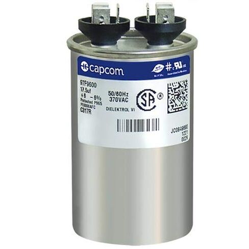 17.5 uf MFD 370 VAC Replacement Round Run Capacitor # C317R 97F9600 in Kuwait