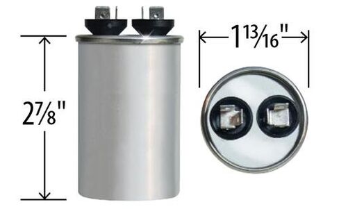 17.5 uf MFD 370 VAC Replacement Round Run Capacitor # C317R 97F9600 in Kuwait
