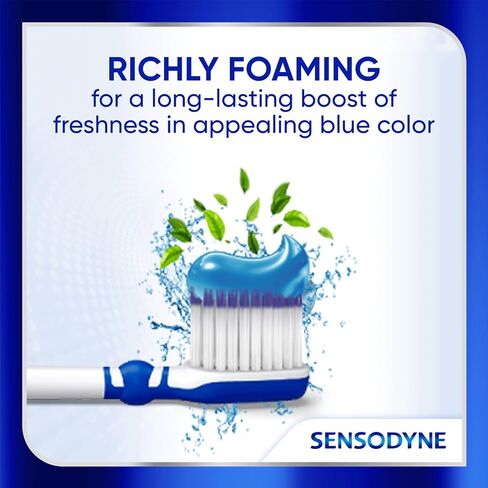 Sensodyne Clinical Repair Whiten & Shine Toothpaste for Sensitivity Relief, 2.3 oz (Pack of 2) in Kuwait