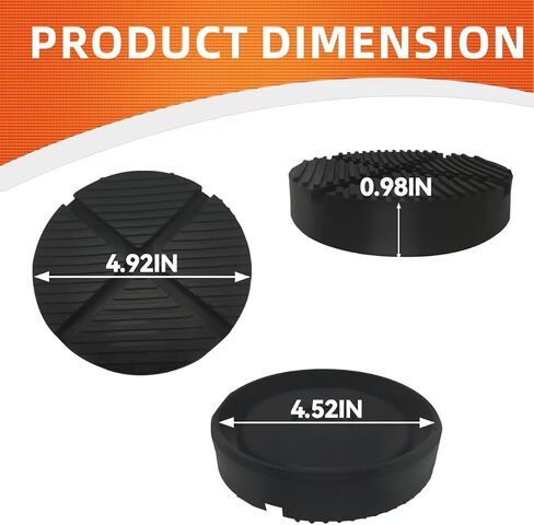 Floor Jack Rubber Pad, Universal Jack Pad Adapter, Pinch Weld Side Frame Rail Protector, 1 Pack in Kuwait