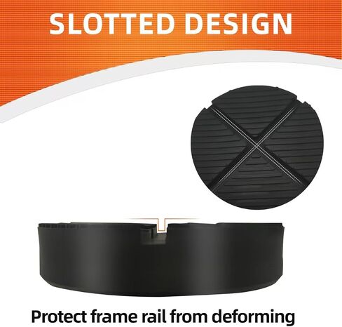 Floor Jack Rubber Pad, Universal Jack Pad Adapter, Pinch Weld Side Frame Rail Protector, 1 Pack in Kuwait