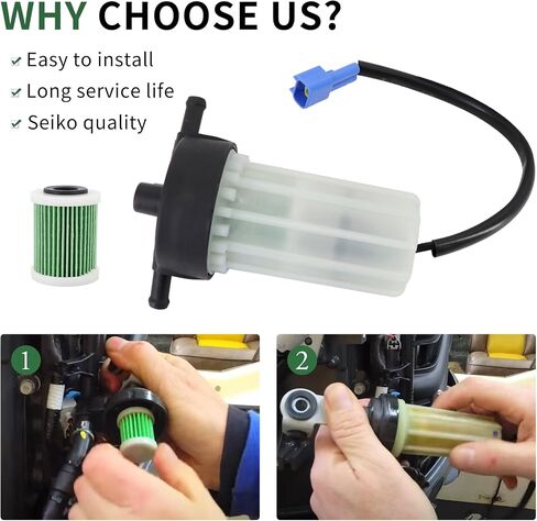 6P3-24560-03-00 Fuel Filter Assembly for Yamaha 150 175 200 225 250 300 350 HP F150 F175 F200 F225 F250 F300 F350 LF250 LZ200 LZ300 VF175 VF200 4-Stroke Outboard Engines in Kuwait