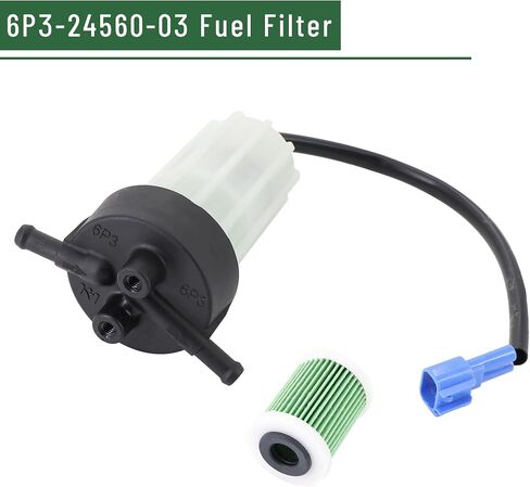 6P3-24560-03-00 Fuel Filter Assembly for Yamaha 150 175 200 225 250 300 350 HP F150 F175 F200 F225 F250 F300 F350 LF250 LZ200 LZ300 VF175 VF200 4-Stroke Outboard Engines in Kuwait