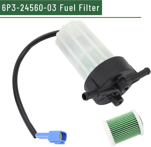 6P3-24560-03-00 Fuel Filter Assembly for Yamaha 150 175 200 225 250 300 350 HP F150 F175 F200 F225 F250 F300 F350 LF250 LZ200 LZ300 VF175 VF200 4-Stroke Outboard Engines in Kuwait