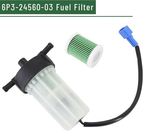 6P3-24560-03-00 Fuel Filter Assembly for Yamaha 150 175 200 225 250 300 350 HP F150 F175 F200 F225 F250 F300 F350 LF250 LZ200 LZ300 VF175 VF200 4-Stroke Outboard Engines in Kuwait