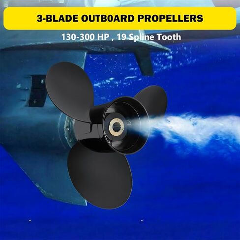 14 1/2 x 19 Replace OEM#3817468 Aluminum Outboard Boat Propeller for Volvo Penta SX Sterndrives Drive Engines 130-300HP 3 Blades 19 Spline Tooth RH in Saudi Arabia