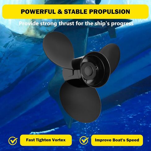 14 1/2 x 19 Replace OEM#3817468 Aluminum Outboard Boat Propeller for Volvo Penta SX Sterndrives Drive Engines 130-300HP 3 Blades 19 Spline Tooth RH in Saudi Arabia