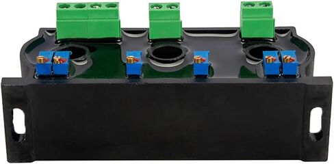 DC12V KXT-273I Three-Phase AC Current Voltage Transmitter AC0-20A 30A 50A to 4-20mA 0-10V Isolated Output Conversion Module Perforated(3X 0-10V Out,20mm) in Kuwait