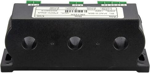 DC12V KXT-273I Three-Phase AC Current Voltage Transmitter AC0-20A 30A 50A to 4-20mA 0-10V Isolated Output Conversion Module Perforated(3X 0-10V Out,20mm) in Kuwait