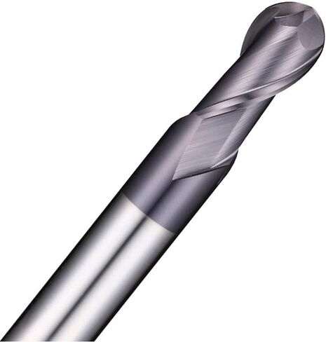 Ball Nose End Mill 2 Flute HRC45 Degrees Tungsten Carbide Steel Mills Tools Round Corner CNC Milling Cutter Spiral in Kuwait