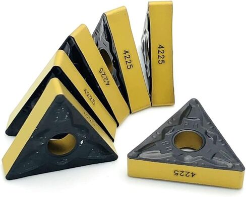 通用 CNC Carbide Insert Cutter TNMG220404 PM 4225 TNMG220408 Indexable End Mills Metal Lathe Tools - 10 Pcs(TNMG220404 PM 4225) in Kuwait