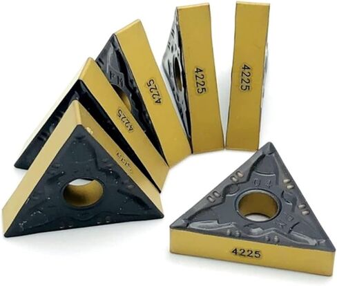 通用 CNC Carbide Insert Cutter TNMG220404 PM 4225 TNMG220408 Indexable End Mills Metal Lathe Tools - 10 Pcs(TNMG220404 PM 4225) in Kuwait