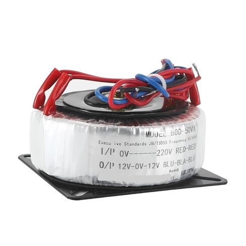 Peak Power 150w Toroidal Transformer Amplifier 230V/380V to 12V-0-12V/24V-0-24V/18V-0-18V/40V-0-40V 1Pcs(230V_12V-0-12V) in Kuwait