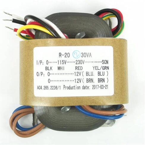 1Pcs 115V/230V 30W Audio R-Core Transformer in Kuwait