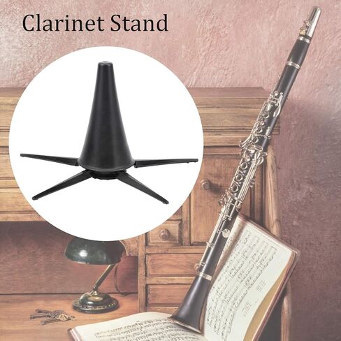 Clarinet Stand Bracket, Foldable 5 Leg Clarinet Stand Holder Musical Instrument Placement Rack Accessory for Flute Woodwind in Kuwait