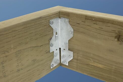 Simpson Strong-Tie A35Z - A34 Framing Angle - 1-7/16 Inch x 2-1/2 Inch 18-Gauge Steel, ZMAX Galvanized Coating, Versatile Corrosion-Resistant Wood Construction Connectors (Pack of 100) in Kuwait