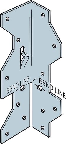 Simpson Strong-Tie A35Z - A34 Framing Angle - 1-7/16 Inch x 2-1/2 Inch 18-Gauge Steel, ZMAX Galvanized Coating, Versatile Corrosion-Resistant Wood Construction Connectors (Pack of 100) in Kuwait