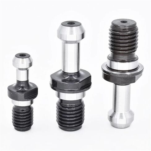 أداة 10 قطع BT30 x 45 درجة M12 BT40 x 45 درجة 60 درجة BT50 سحب مسمار الاحتفاظ بمقبض CNC الطحن الجديد (BT50-45 درجة (5 قطع)) in Kuwait