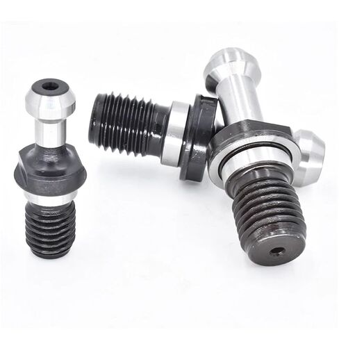 أداة 10 قطع BT30 x 45 درجة M12 BT40 x 45 درجة 60 درجة BT50 سحب مسمار الاحتفاظ بمقبض CNC الطحن الجديد (BT50-45 درجة (5 قطع)) in Kuwait
