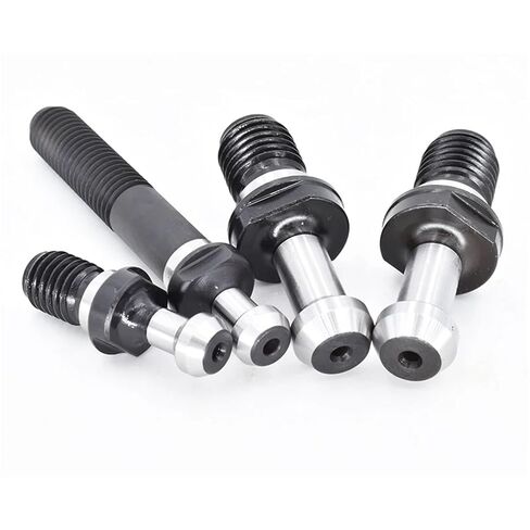 أداة 10 قطع BT30 x 45 درجة M12 BT40 x 45 درجة 60 درجة BT50 سحب مسمار الاحتفاظ بمقبض CNC الطحن الجديد (BT50-45 درجة (5 قطع)) in Kuwait