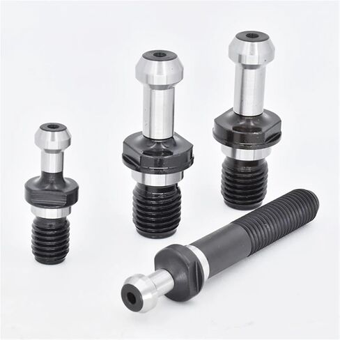 أداة 10 قطع BT30 x 45 درجة M12 BT40 x 45 درجة 60 درجة BT50 سحب مسمار الاحتفاظ بمقبض CNC الطحن الجديد (BT50-45 درجة (5 قطع)) in Kuwait