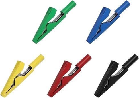 40/10 Pcs Insulated Solderable Clips with Pure Copper Jaws for Safe Electronics Testing(10PCS-Red) in Kuwait