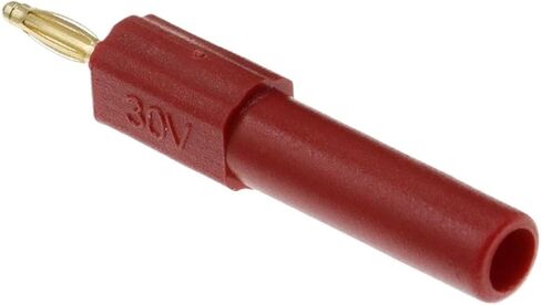 مطلية بالذهب 2 مم ذكر صغير الموز التوصيل إلى 4 مم أنثى جاك موصل محول (DVPEN01-SL، 2PCS) in Kuwait